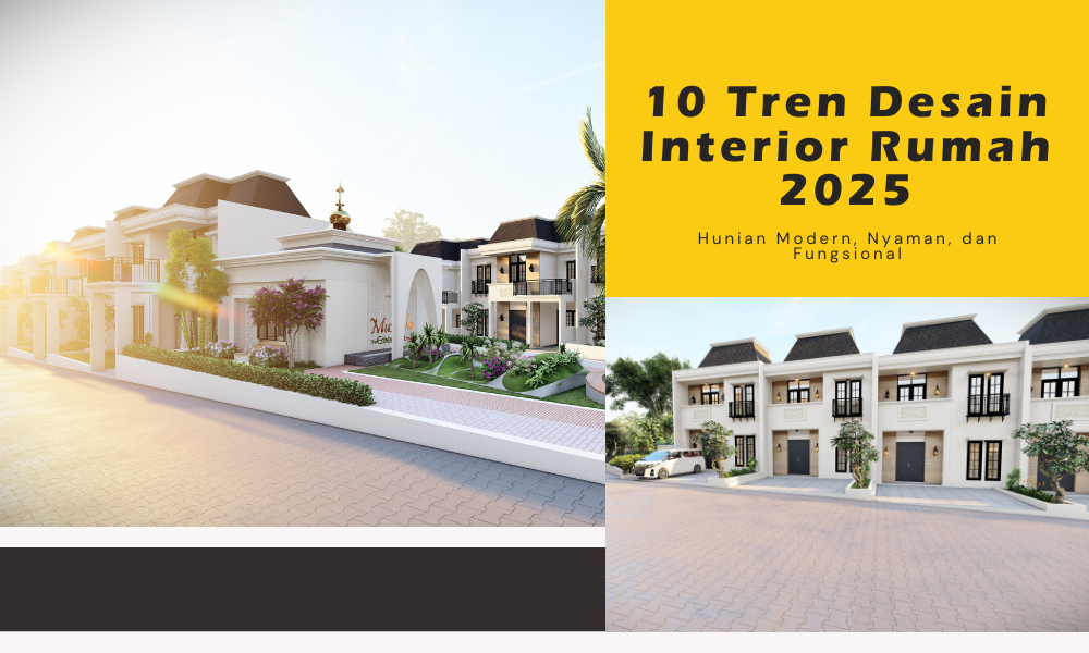 10 Tren Desain Interior Rumah 2025 untuk Hunian Modern, Nyaman, dan Fungsional